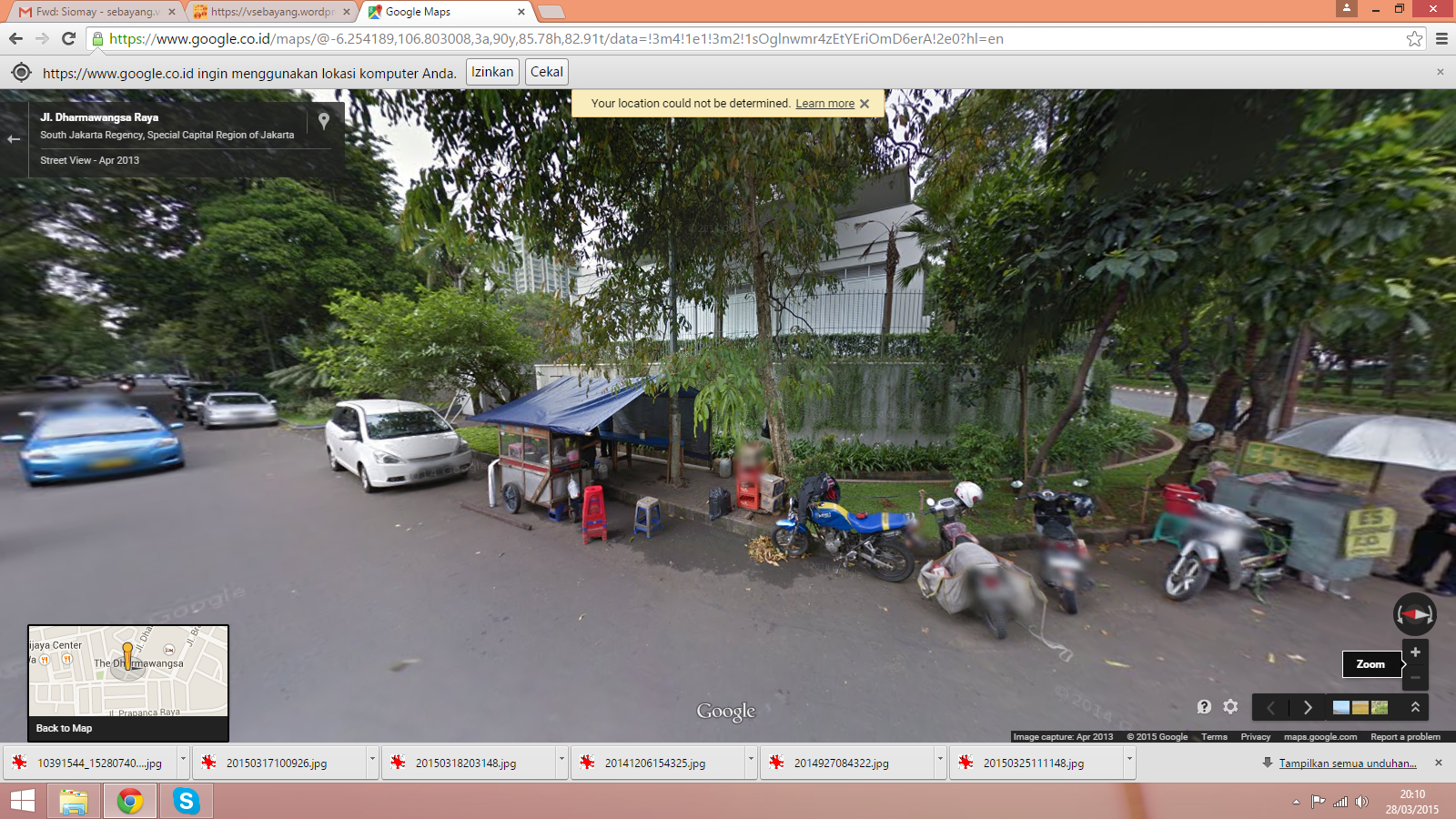 peta warung siomay